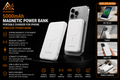 DUZZONA  5000mAh Magnetic Power Bank Portable Charger Phone Charger for iPhone Wireless Power Bank