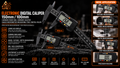 150mm 100mm Electronic Digital Caliper Carbon Fiber Dial Vernier Caliper Gauge Micrometer Measuring Tool Digital Ruler