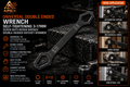 1pc Universal Double Ended Wrench, Self-Tightening 3-17mm Screw Nuts Repair Wrench, Double-Headed Ratchet Spanner, Adjustable